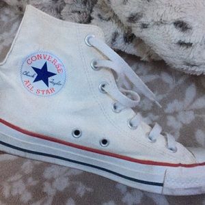 White high top converse